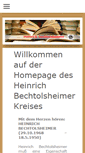 Mobile Screenshot of heinrich-bechtolsheimer.de